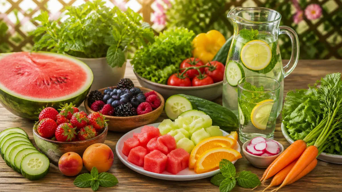 alimente hidratante digestie ușoară vară sănătate