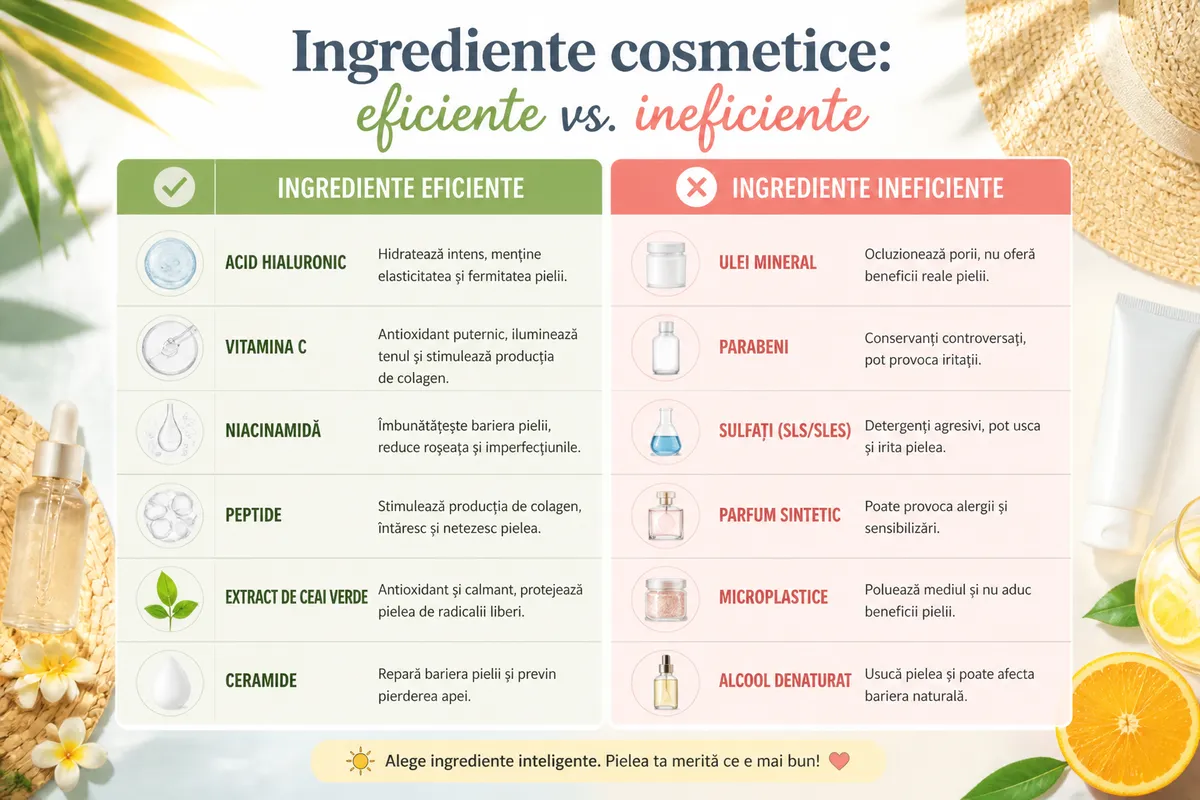 ingrediente cosmetice eficiente dovedite științific