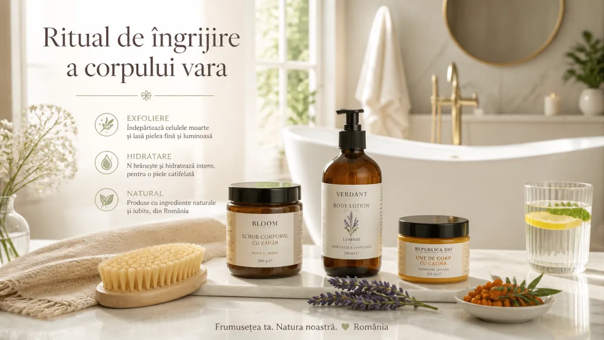 îngrijire corp vară ritual frumusețe România