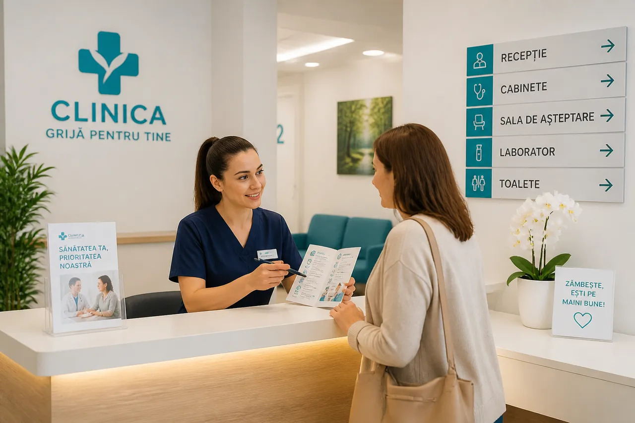 comunicare respectuoasă și experiență sigură într-o clinică medicală