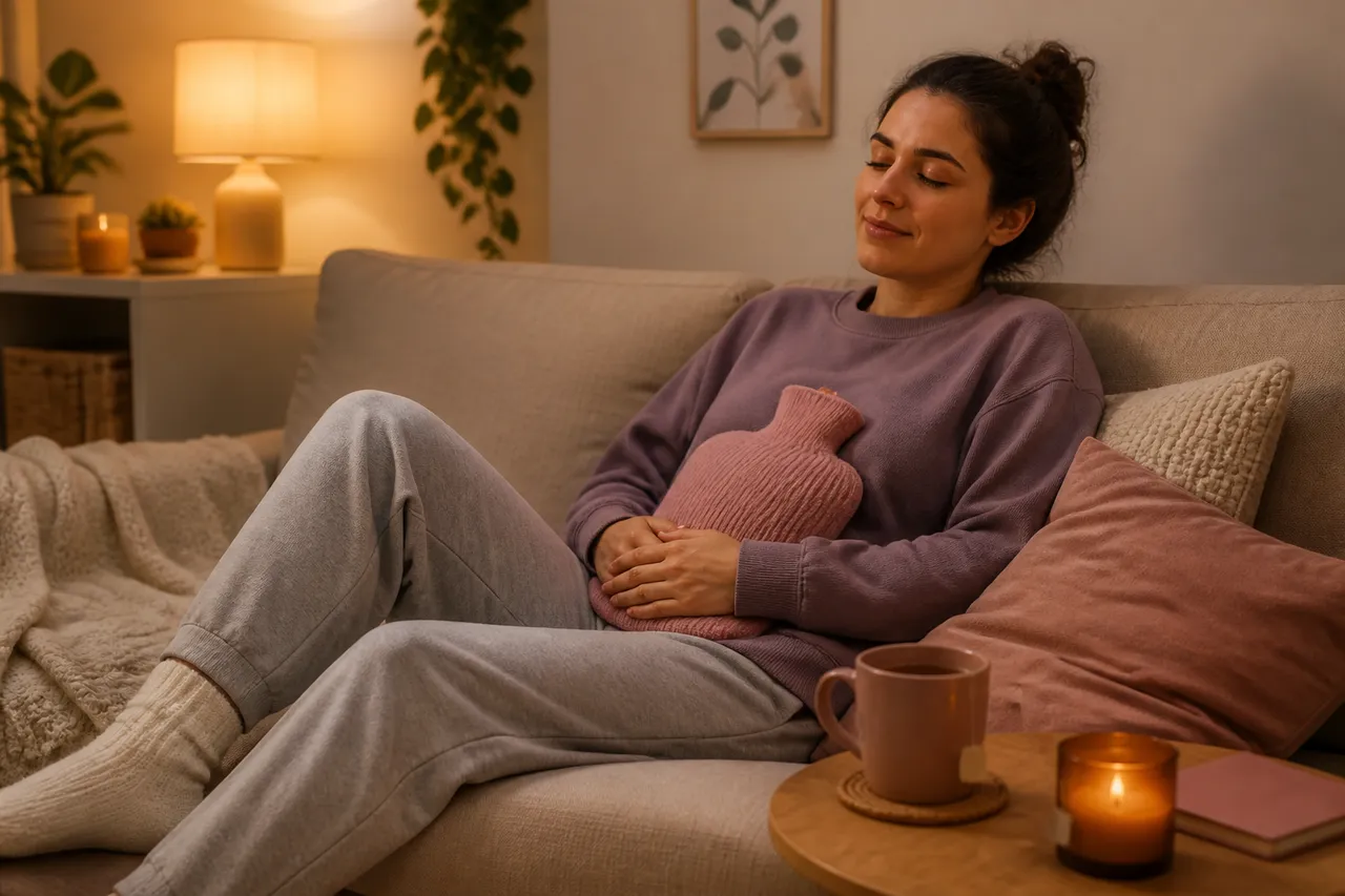 crampe menstruale ușoare și ameliorarea durerii menstruale