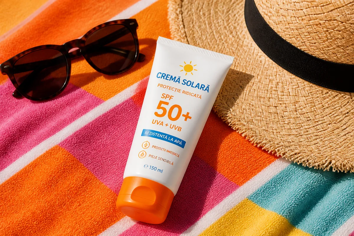 cremă protecție solară SPF ridicat vară