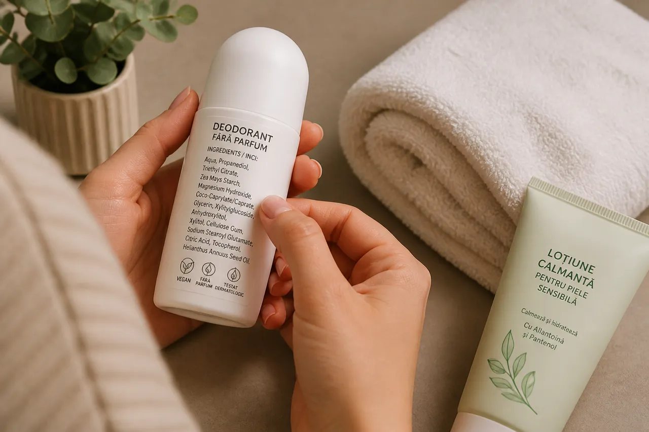 cum citești ingredientele unui antiperspirant