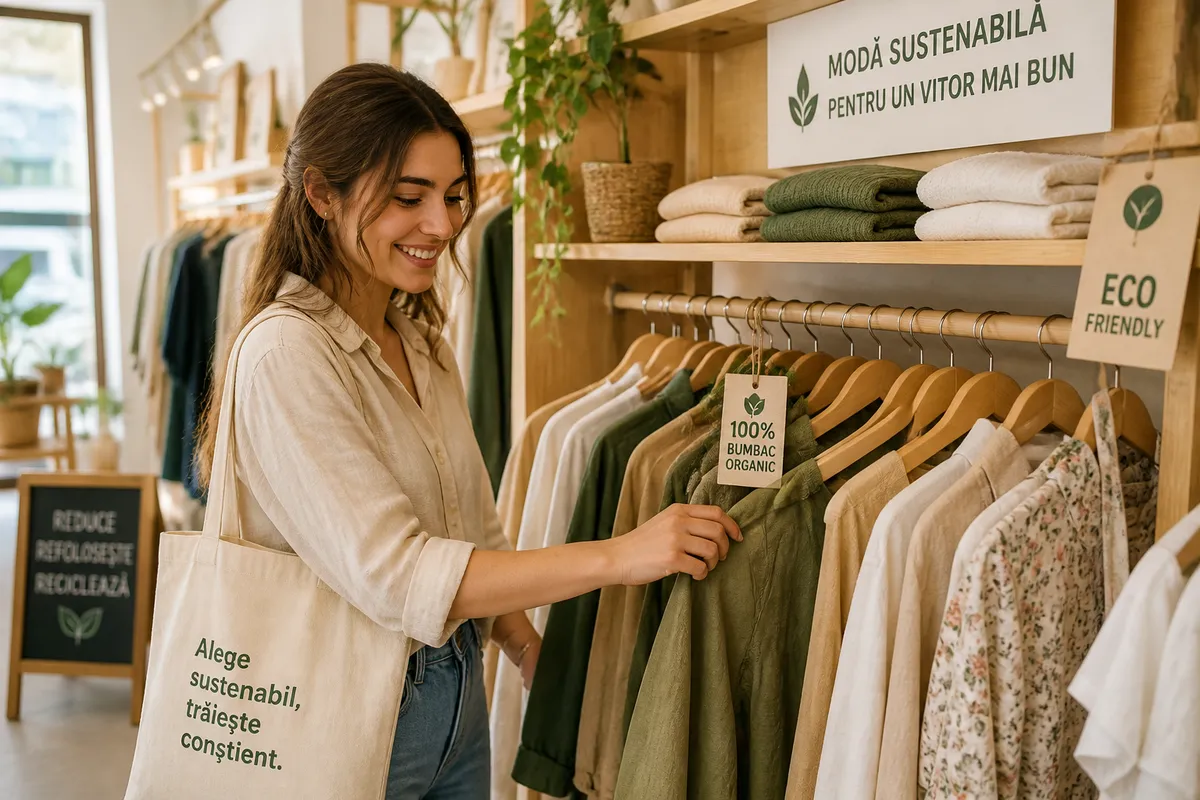 decizie cumpărare moda sustenabila magazin eco