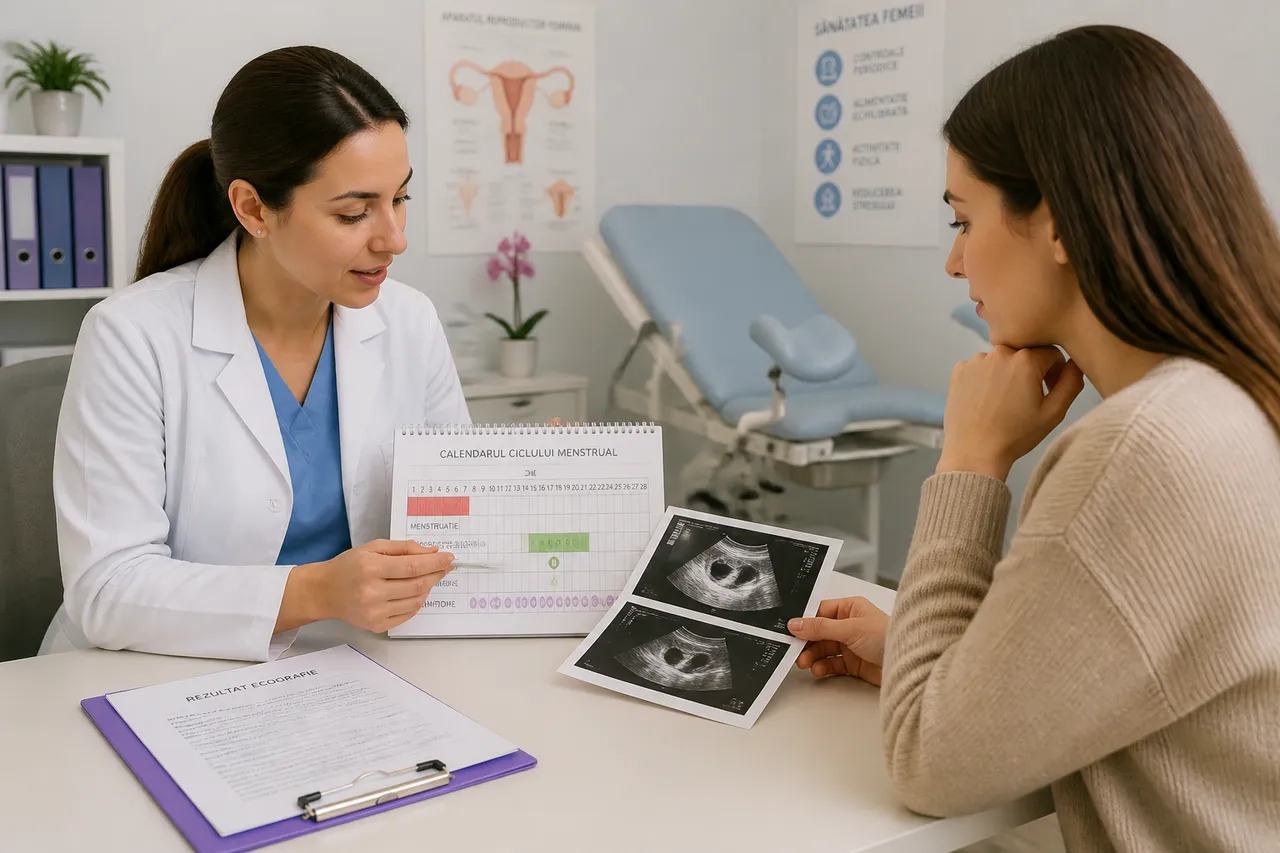 investigații pentru dureri menstruale și consult ginecologic