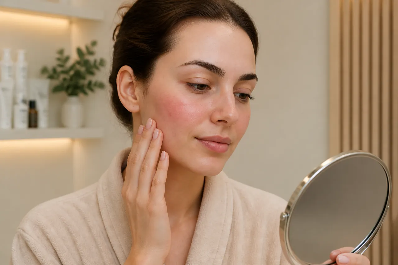 piele sensibilă după procedură cosmetică și reacții normale