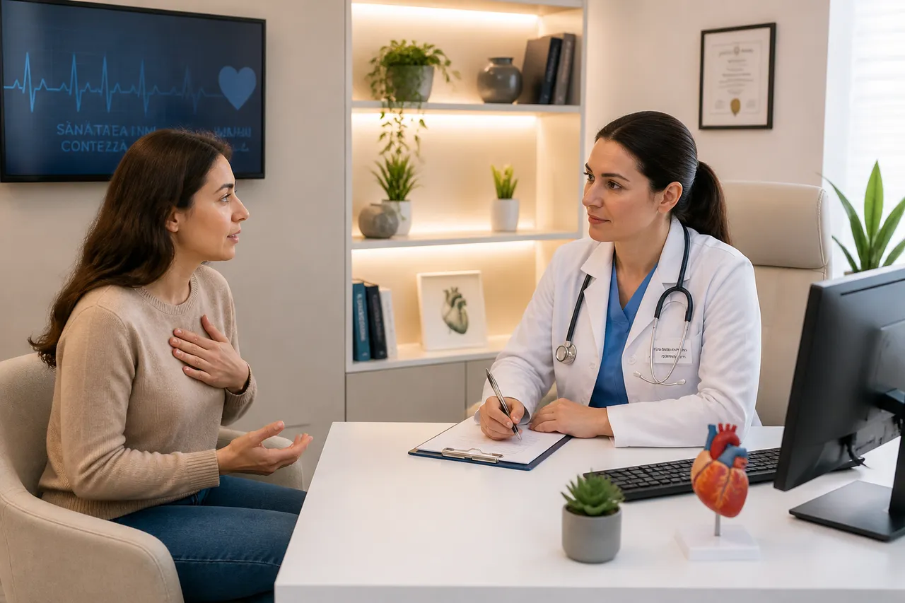 text alternativ SEO: simptome cardiovasculare la femei după 40 de ani