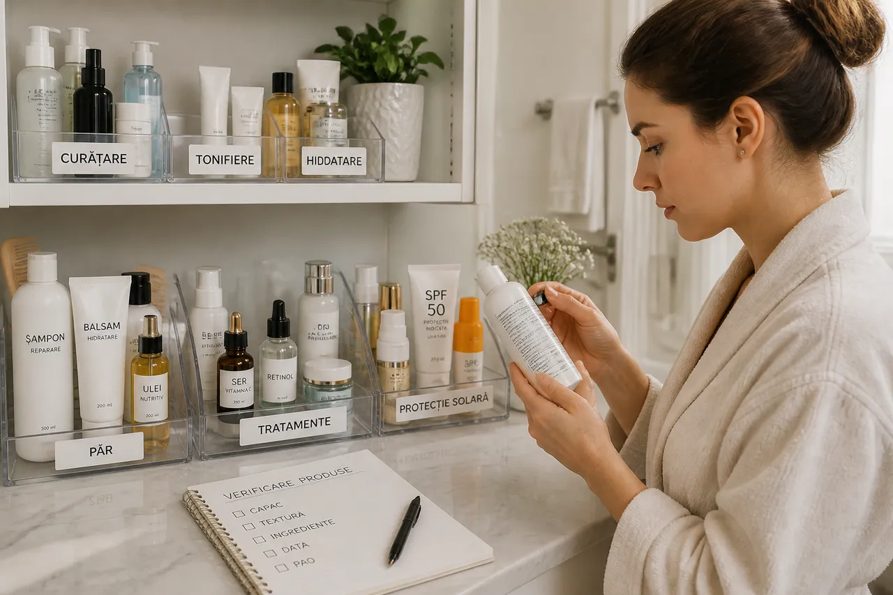 verificarea produselor cosmetice expirate din baie