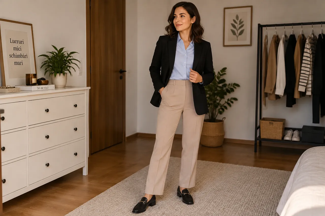 combinații vestimentare pentru dressing capsulă feminin