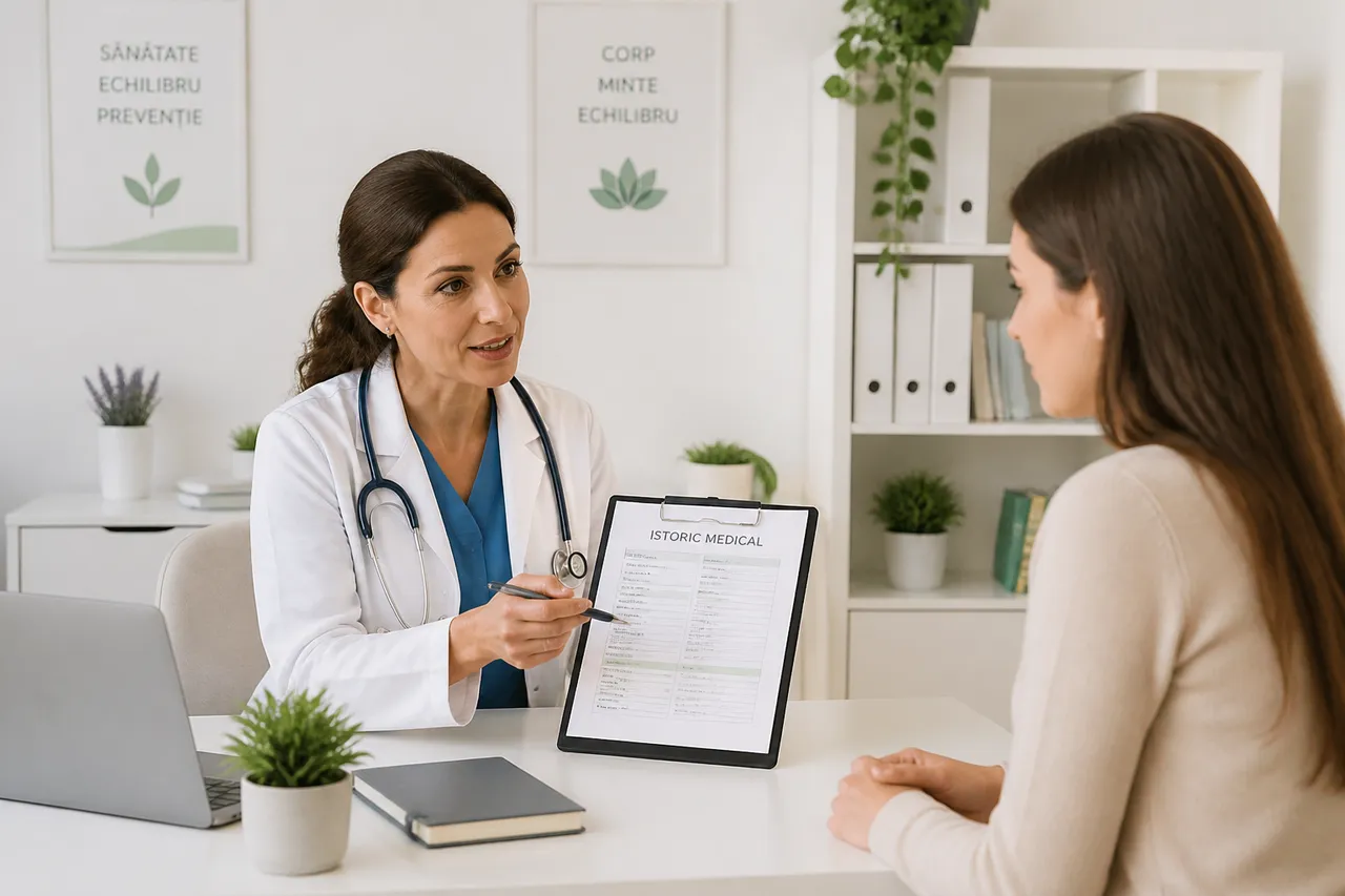 consultație medicală pentru sănătatea sânilor și evaluarea unei schimbări