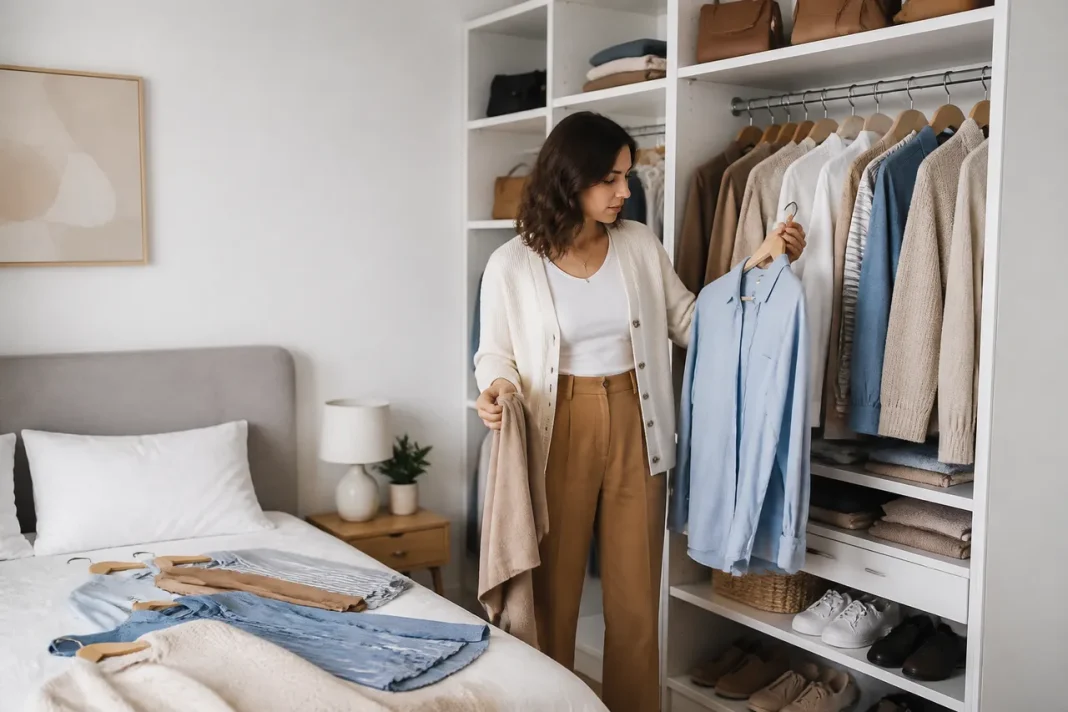 Hainele care fac un dressing mic să pară mai încăpător Hainele care fac un dressing mic să pară mai încăpător
