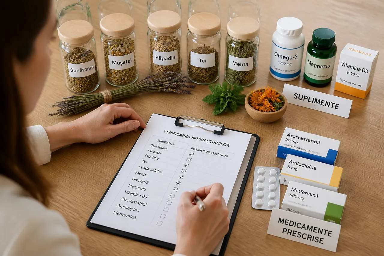interacțiuni între plante și medicamente