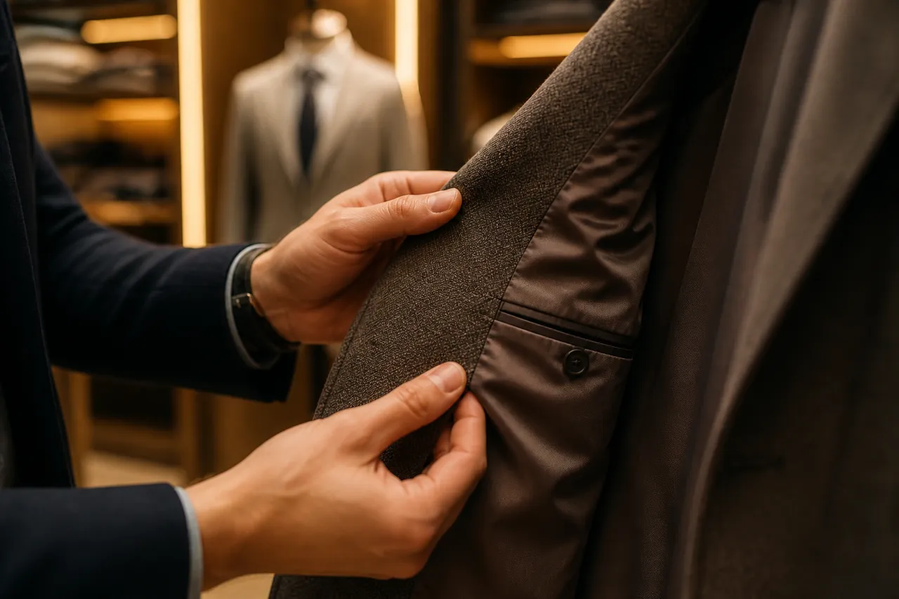 materiale premium și finisaje atent lucrate în moda de lux
