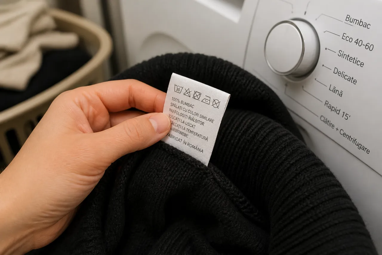 temperatura potrivită pentru haine negre