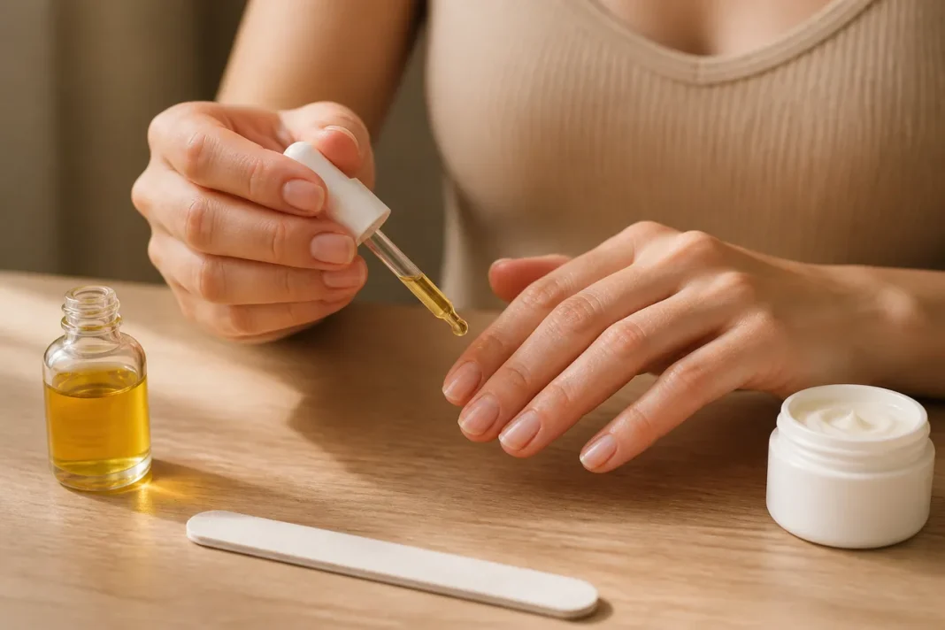 Unghiile fragile după manichiura semipermanentă au nevoie de îngrijire blândă Unghiile fragile după manichiura semipermanentă au nevoie de îngrijire blândă