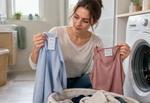 Viscoza și poliesterul se spală diferit chiar la aceeași temperatură