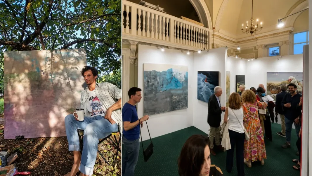 Adrian Dică, pictorul român expus la Academia Regală de Arte din Londra Adrian Dică, pictorul român expus la Academia Regală de Arte din Londra
