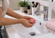Bureții de machiaj umezi devin rapid un magnet pentru bacterii