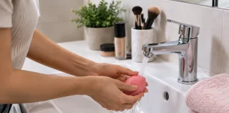 Bureții de machiaj umezi devin rapid un magnet pentru bacterii