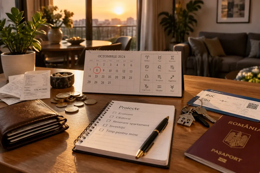 Horoscop 8 octombrie 2026: bani recuperați, cheltuieli și oportunități neașteptate Horoscop 8 octombrie 2026