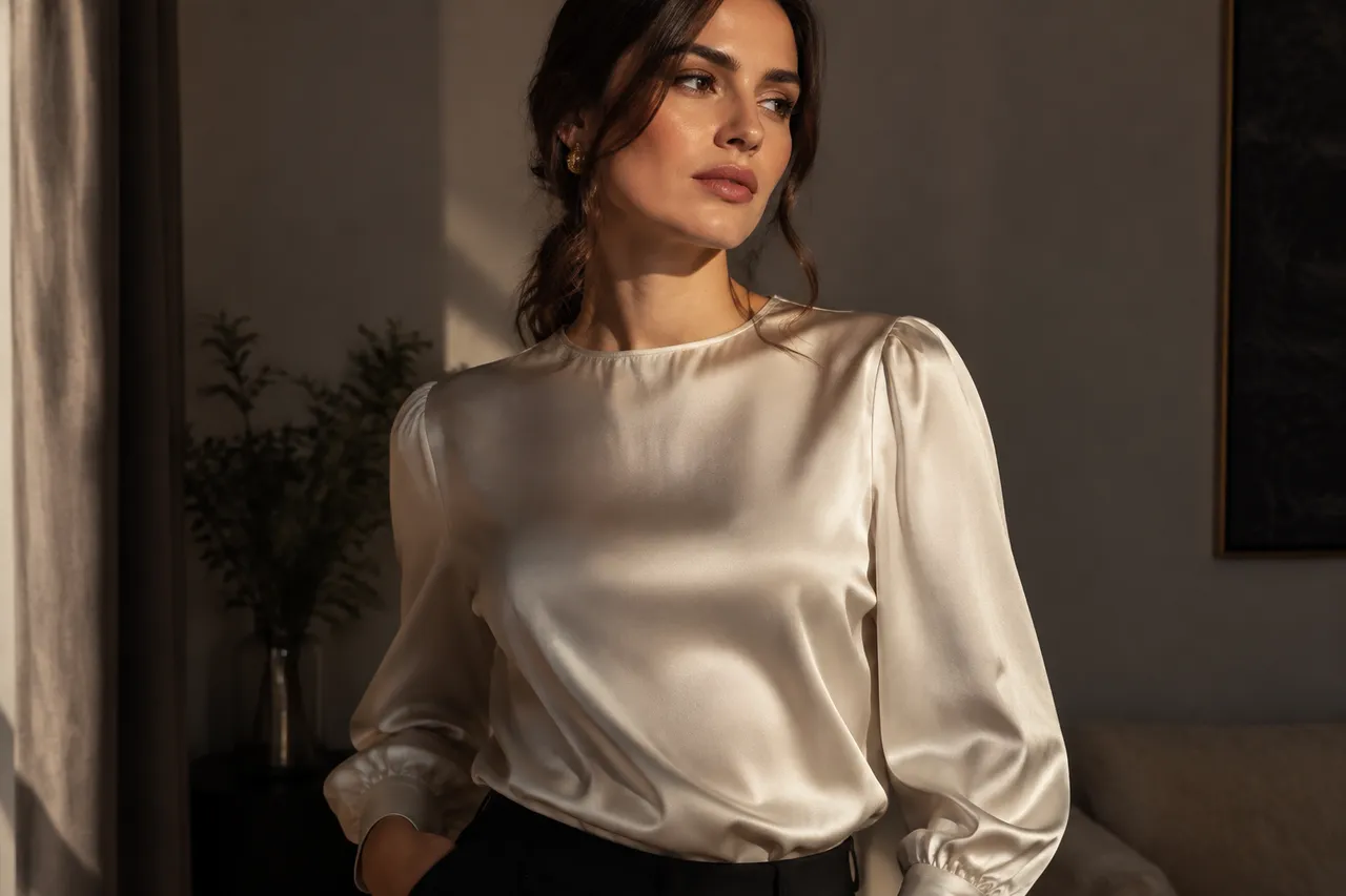 lumina influențează textura și forma unei haine în fotografia de produs