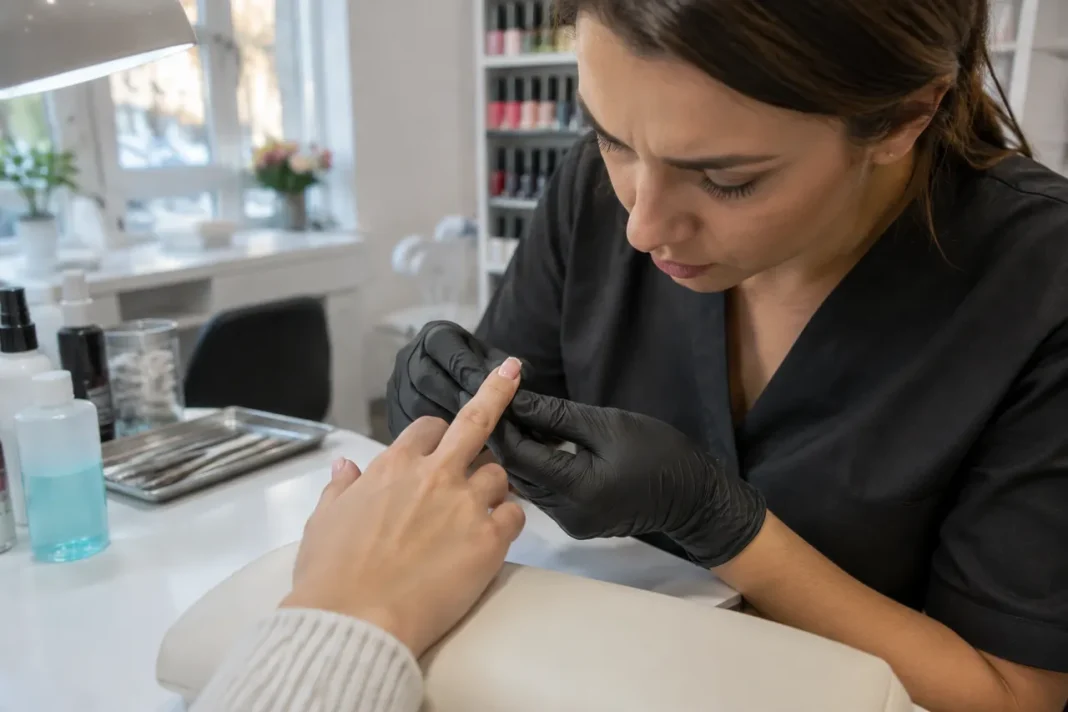 Unghiile cu gel întreținute incorect îți pot subția unghia și favoriza infecțiile Unghiile cu gel întreținute incorect îți pot subția unghia și favoriza infecțiile