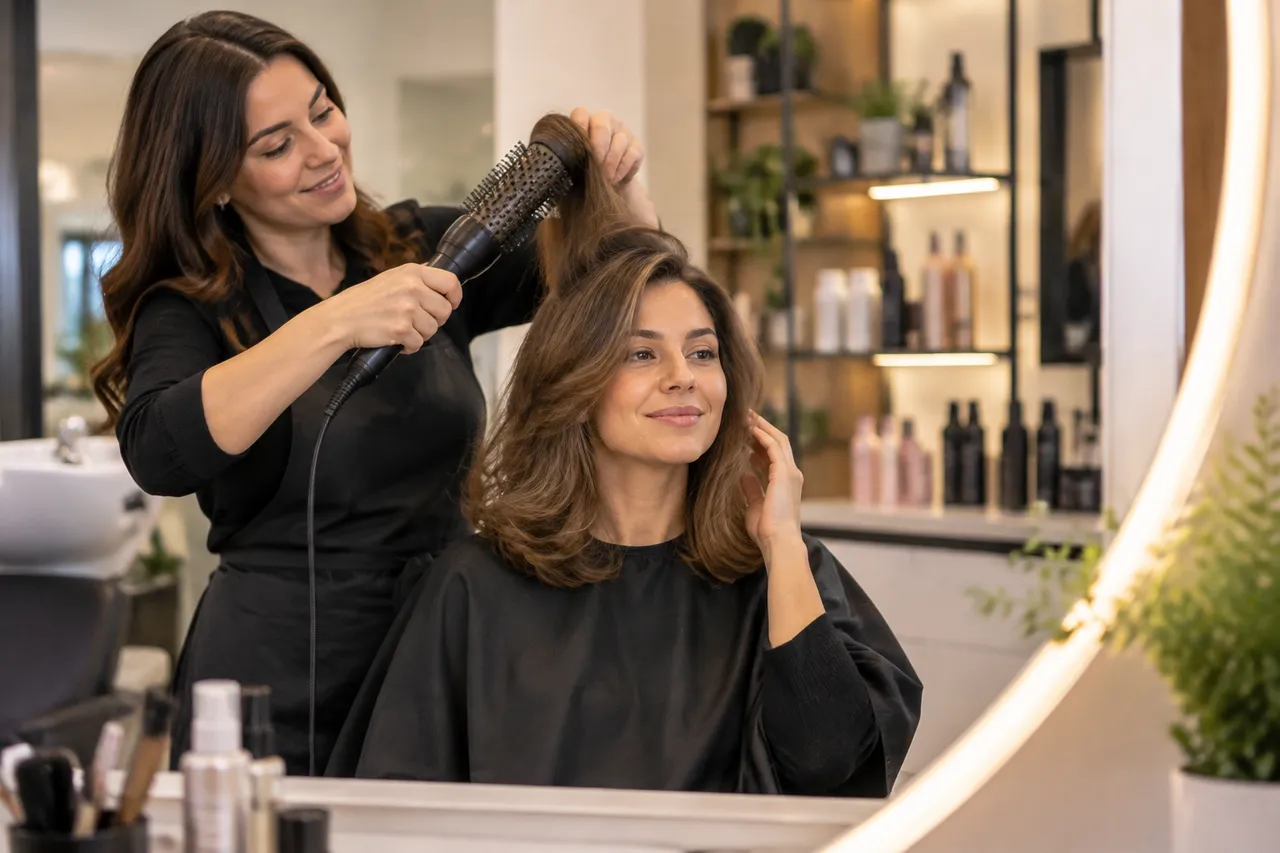 volum și styling pentru tunsoare pe față ovală
